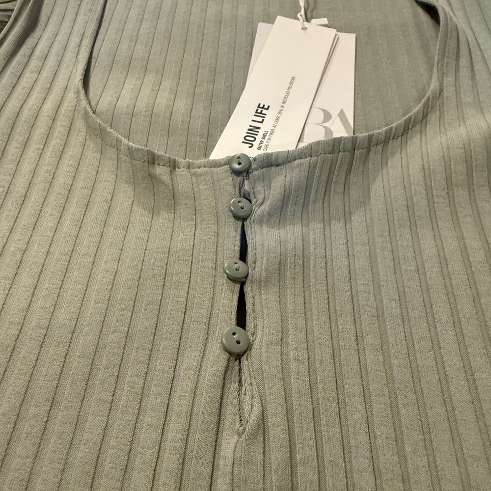 Long Sleeve dress green zara - Picture 5 of 8